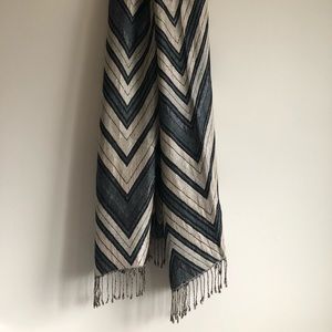 Anthropologie Silk Blend Scarf